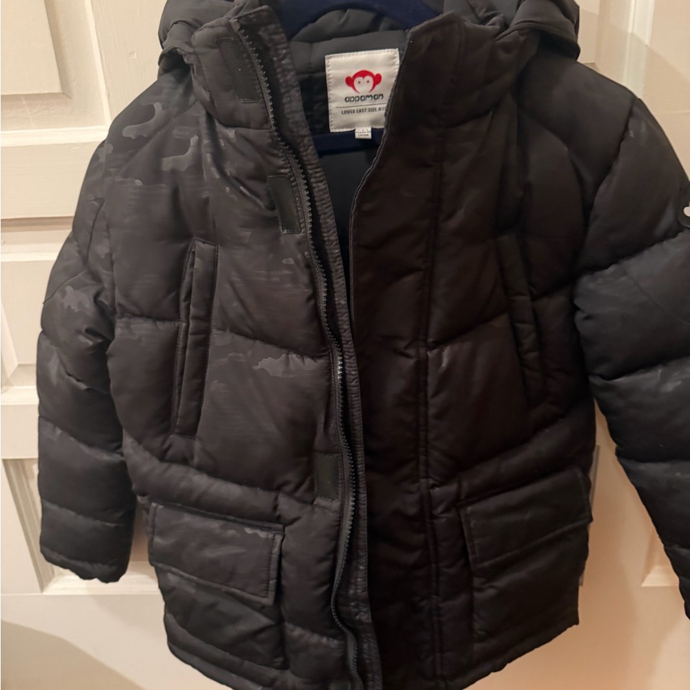 Appaman Charcoal boys  Puffer Jacket new without tags, sz8